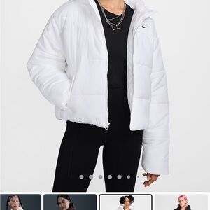 Nike Women's Classic White Puffer Jacket